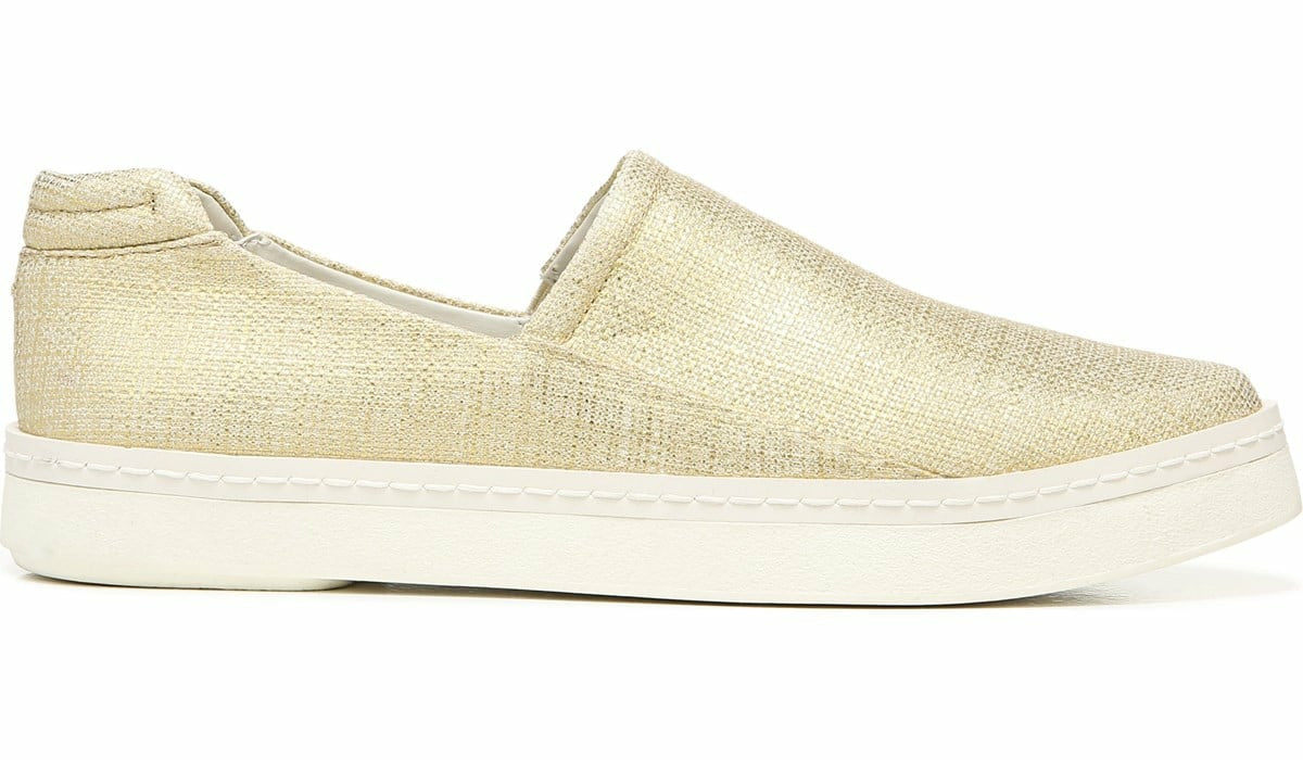 Franco Alma Slip On Sneaker - Gold Fabric