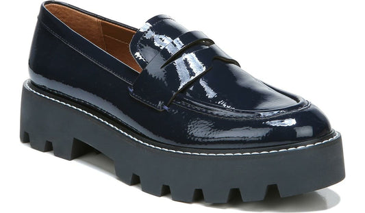 Franco Balin Platform Loafer - Midnight Patent Leather