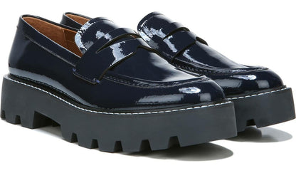Franco Balin Platform Loafer - Midnight Patent Leather