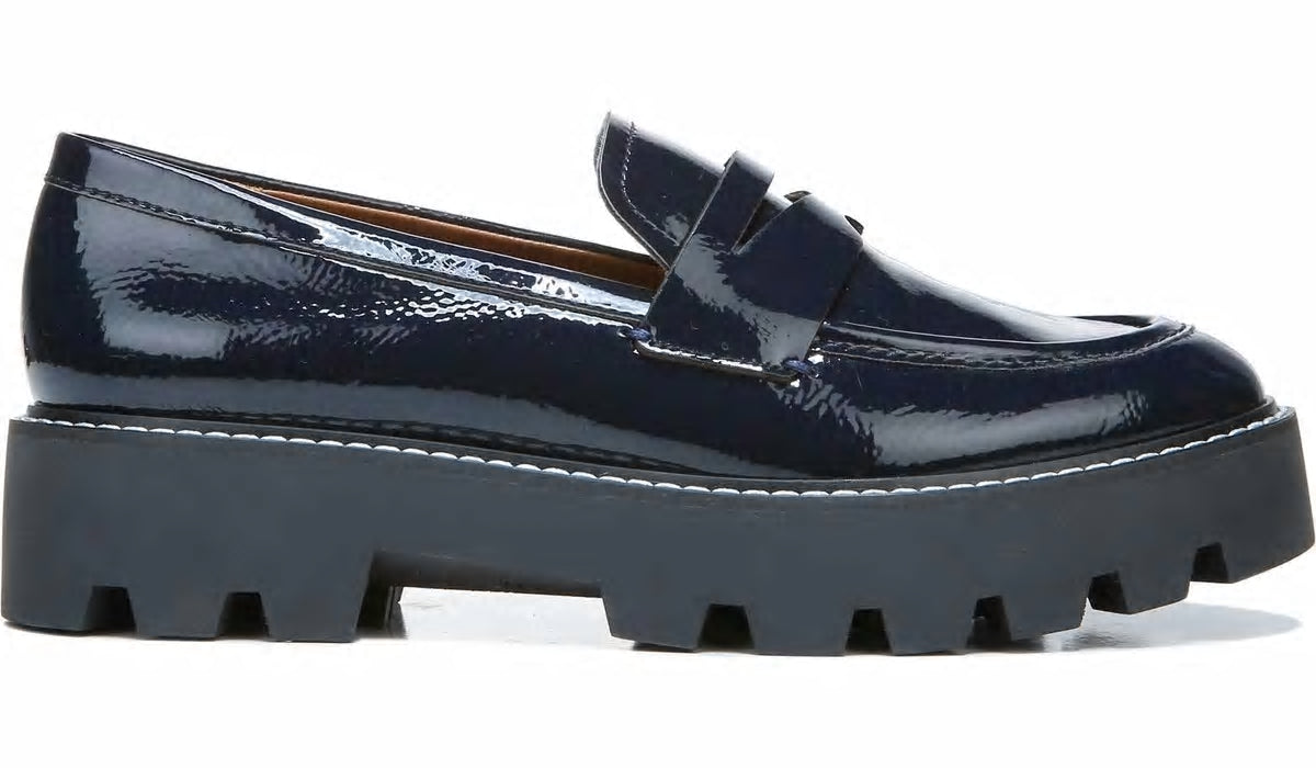 Franco Balin Platform Loafer - Midnight Patent Leather