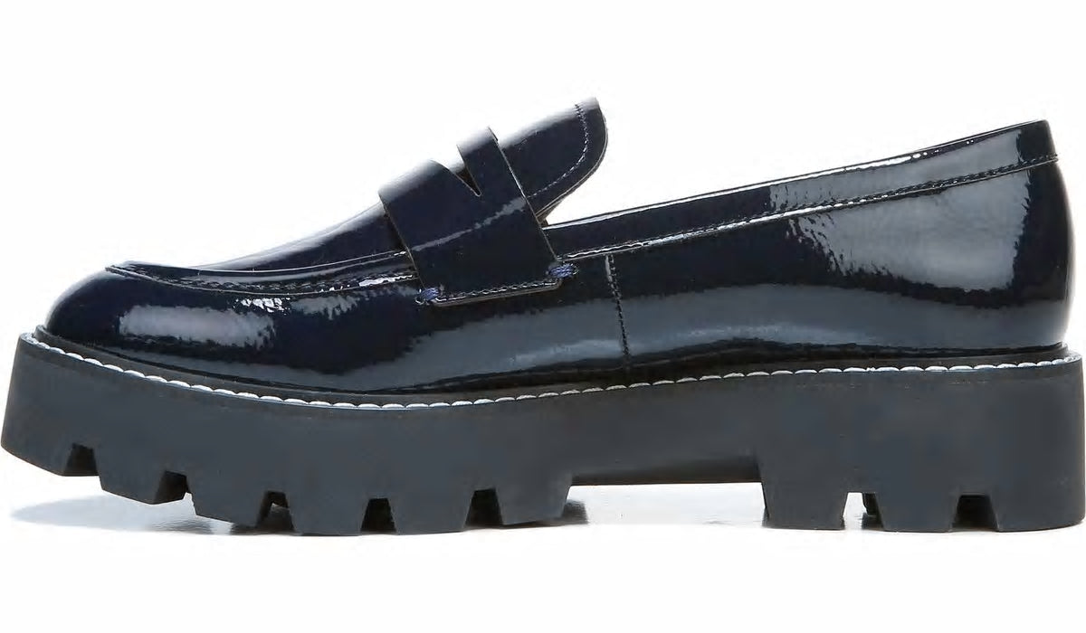Franco Balin Platform Loafer - Midnight Patent Leather