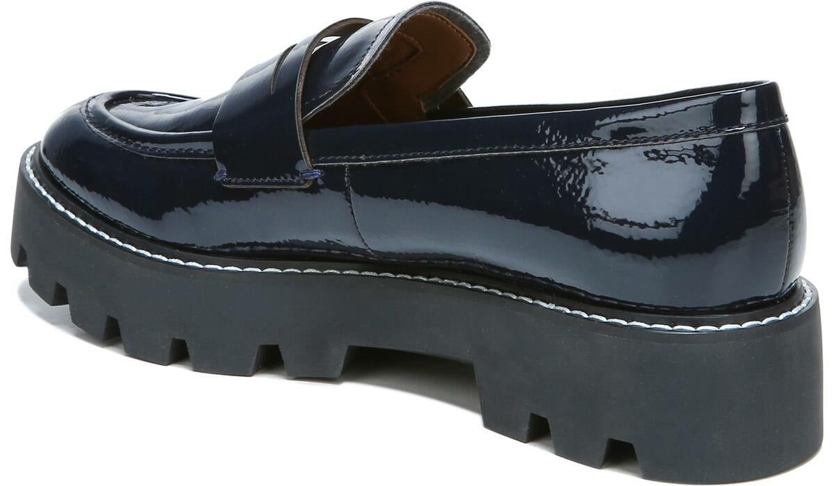 Franco Balin Platform Loafer - Midnight Patent Leather