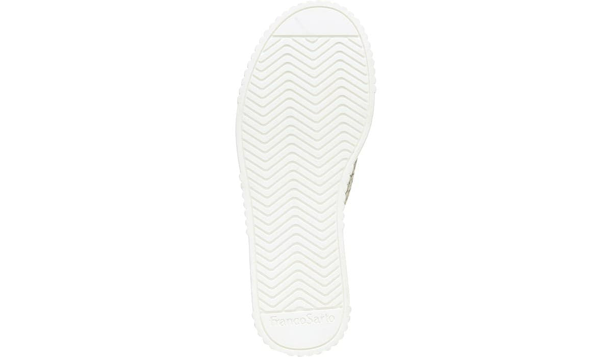 Franco Barb Platform Slide Sandal - Natural Leather