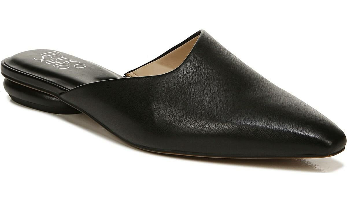 Franco Bridget 2 Mule - Black Leather