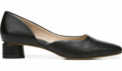 Franco Citrus Pump - Black Faux Leather