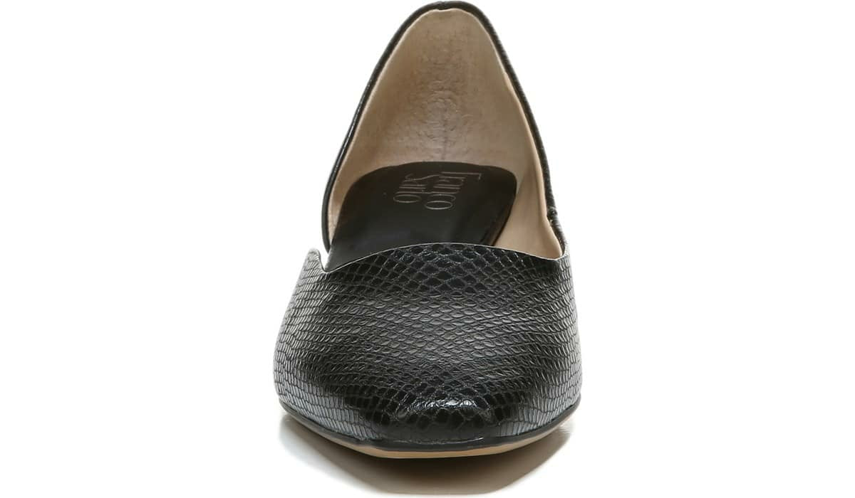 Franco Citrus Pump - Black Faux Leather
