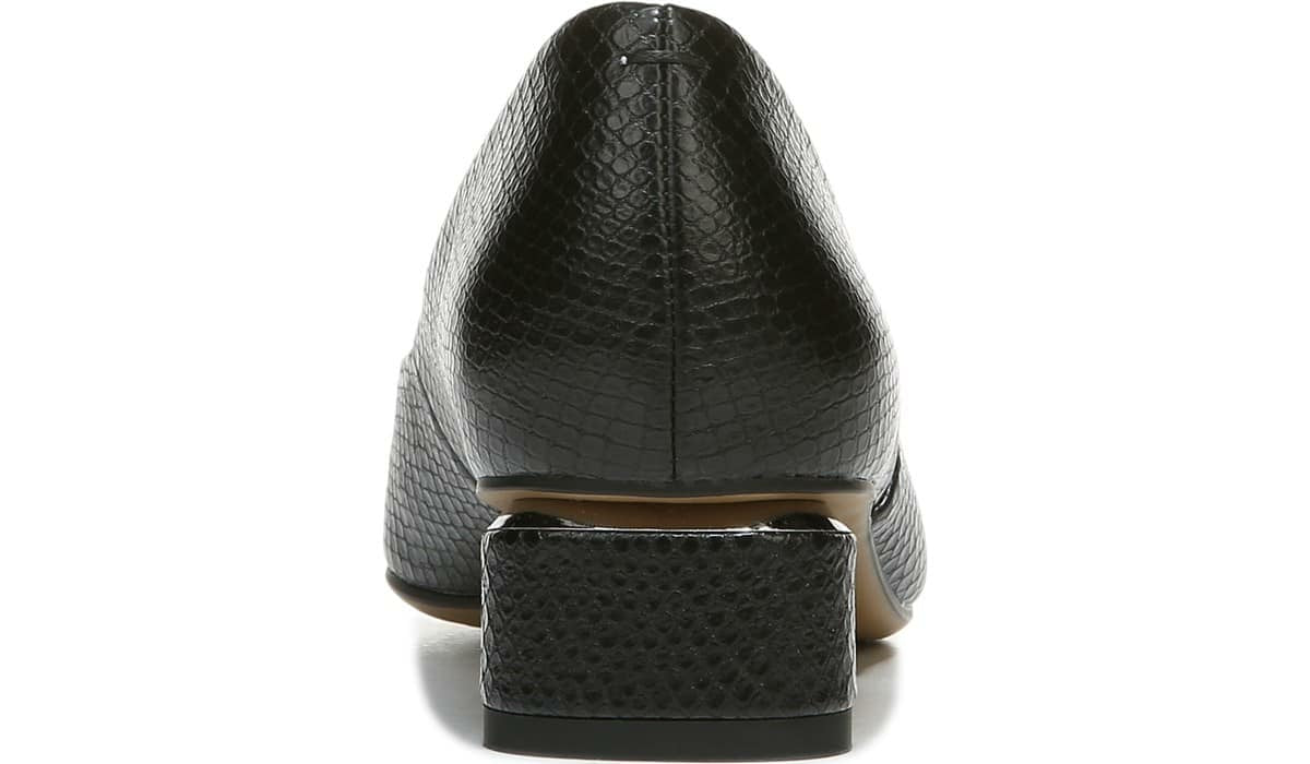 Franco Citrus Pump - Black Faux Leather