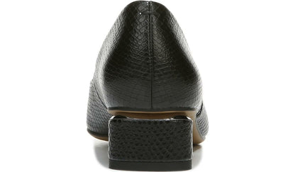 Franco Citrus Pump - Black Faux Leather
