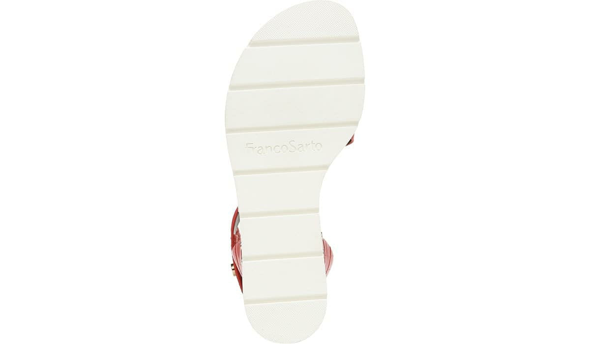 Franco Daven Gladiator Sandal - Coral Faux Leather