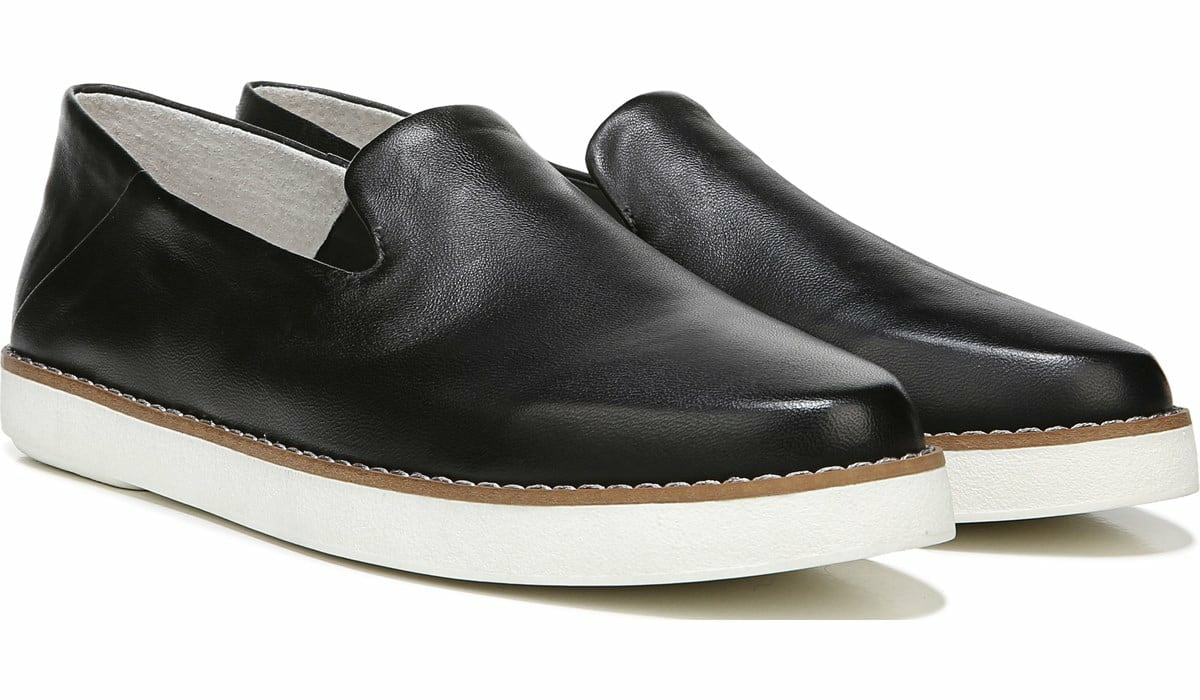 Franco Iconic Slip On - Black Leather