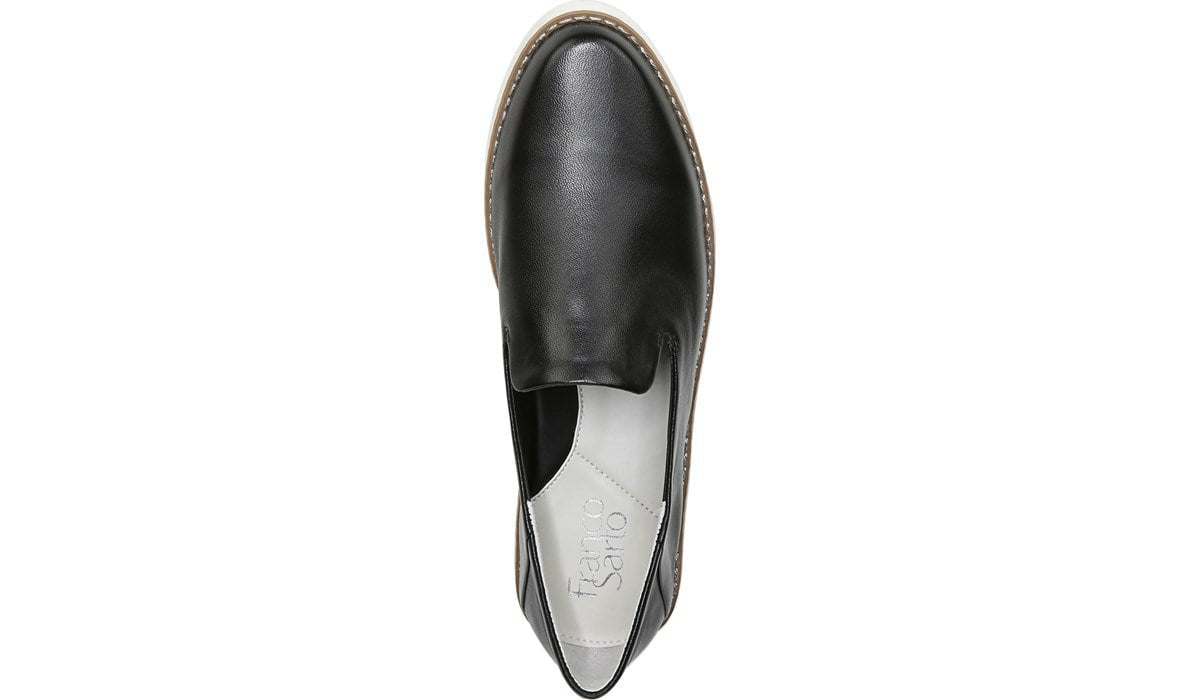 Franco Iconic Slip On - Black Leather