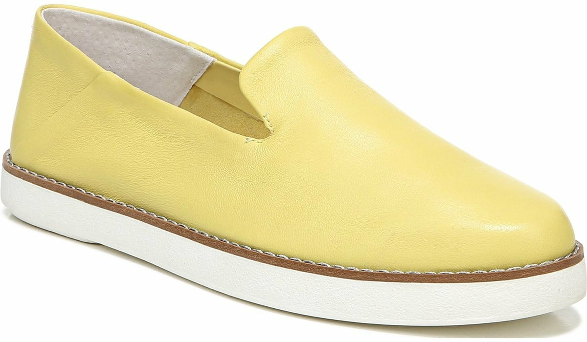Franco Iconic Slip On - Light Yellow Leather