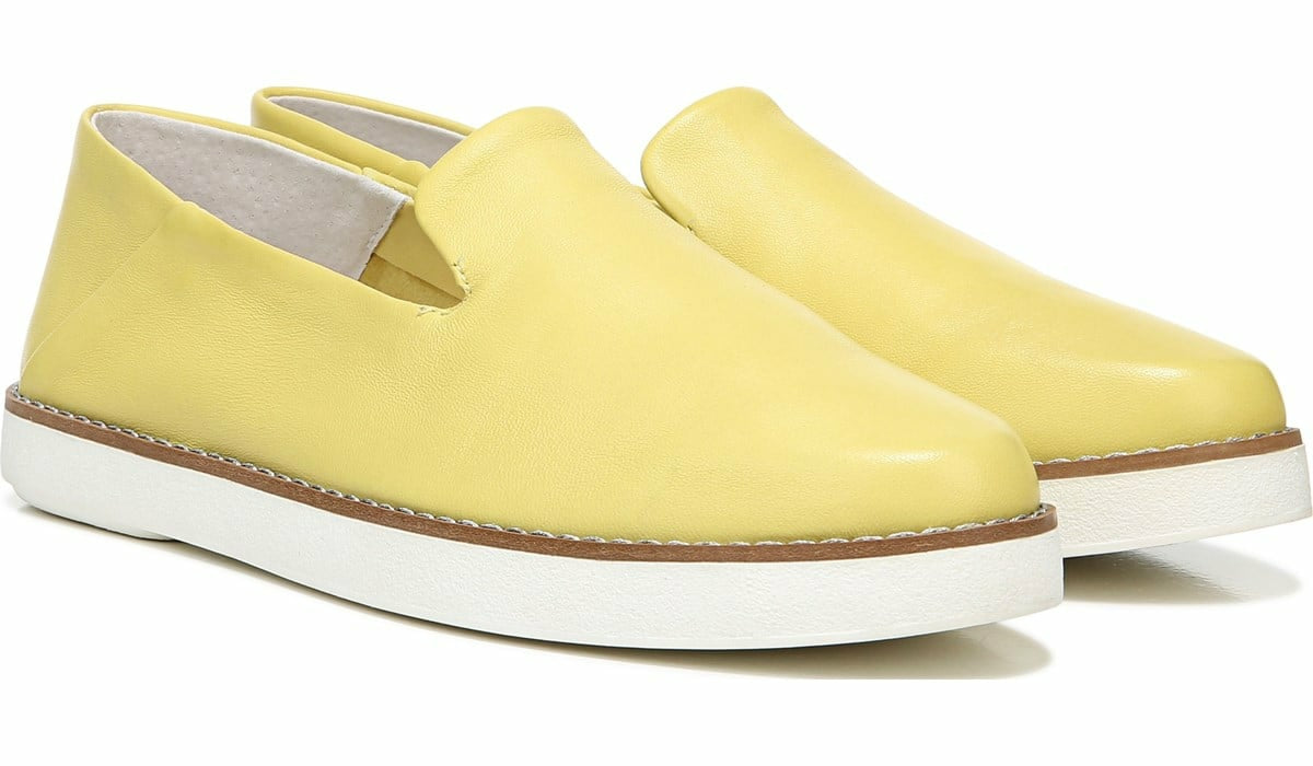 Franco Iconic Slip On - Light Yellow Leather