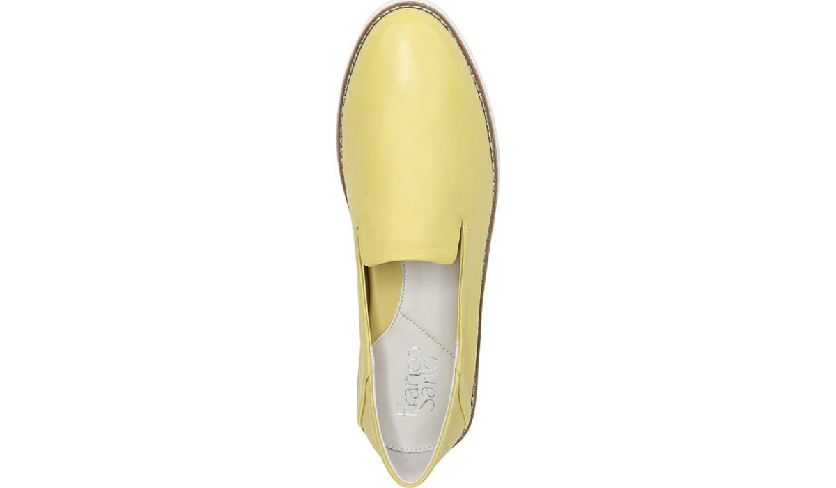 Franco Iconic Slip On - Light Yellow Leather