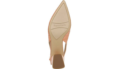 Franco Racer Slingback Pump - Peach Leather