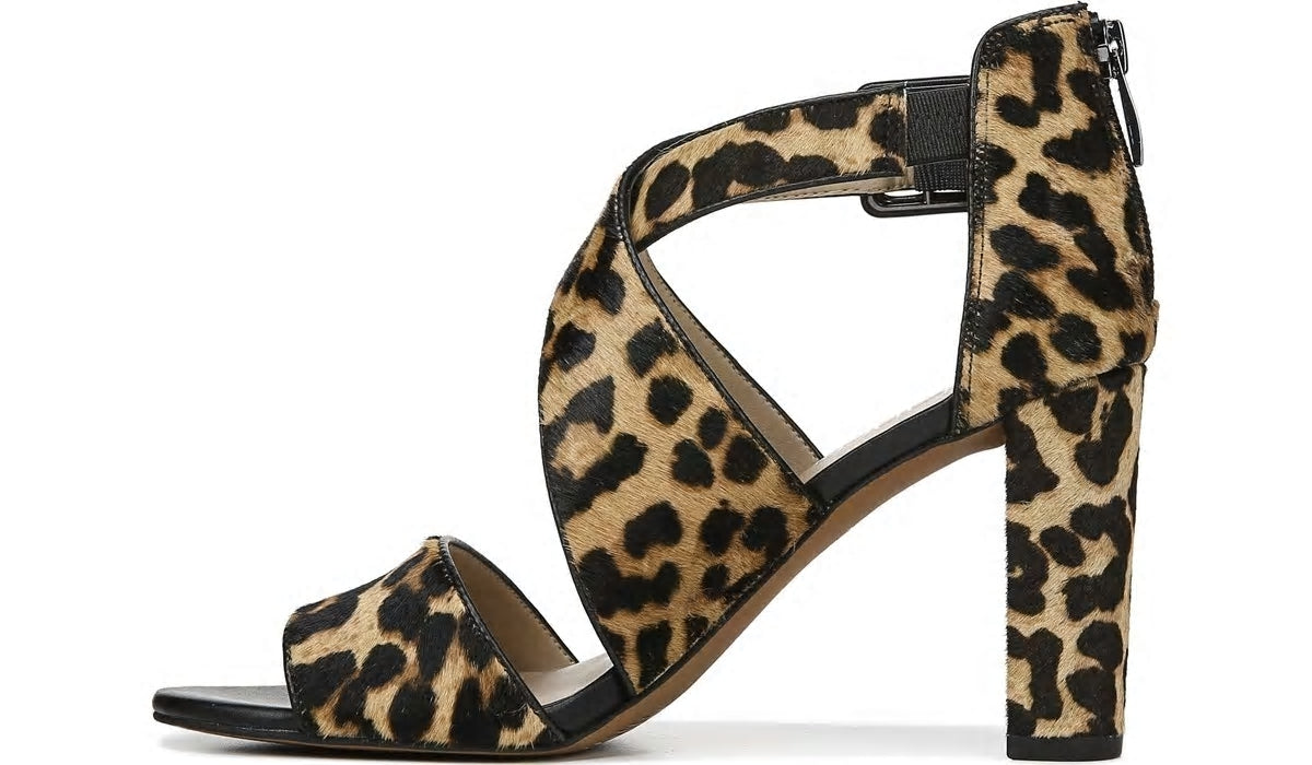 Franco Hazelle 2 Sandal - Leopard Print Calf Hair