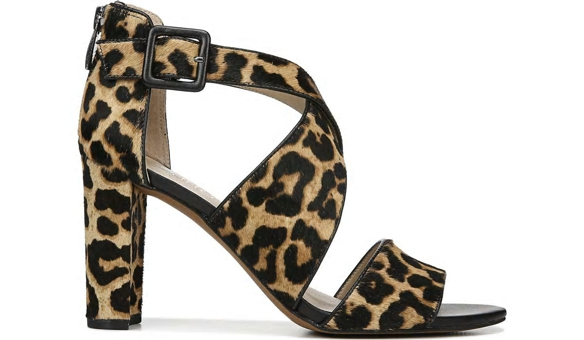 Franco Hazelle 2 Sandal - Leopard Print Calf Hair