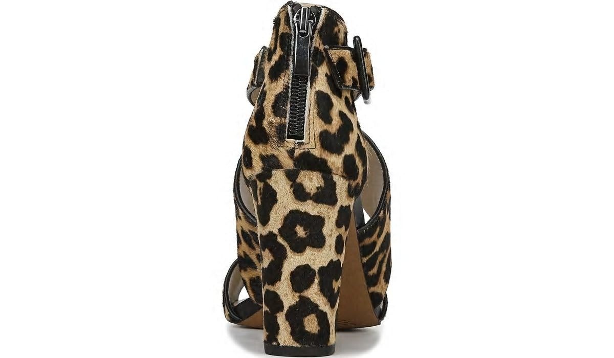 Franco Hazelle 2 Sandal - Leopard Print Calf Hair