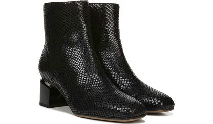 Franco Marquee Bootie - Black Snake Print Leather
