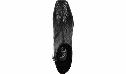 Franco Marquee Bootie - Black Snake Print Leather