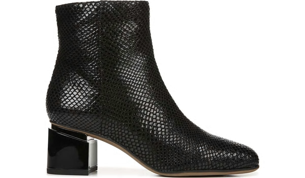 Franco Marquee Bootie - Black Snake Print Leather