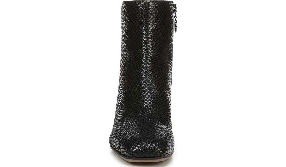 Franco Marquee Bootie - Black Snake Print Leather