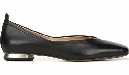 Franco Ailee Flat - Black Leather