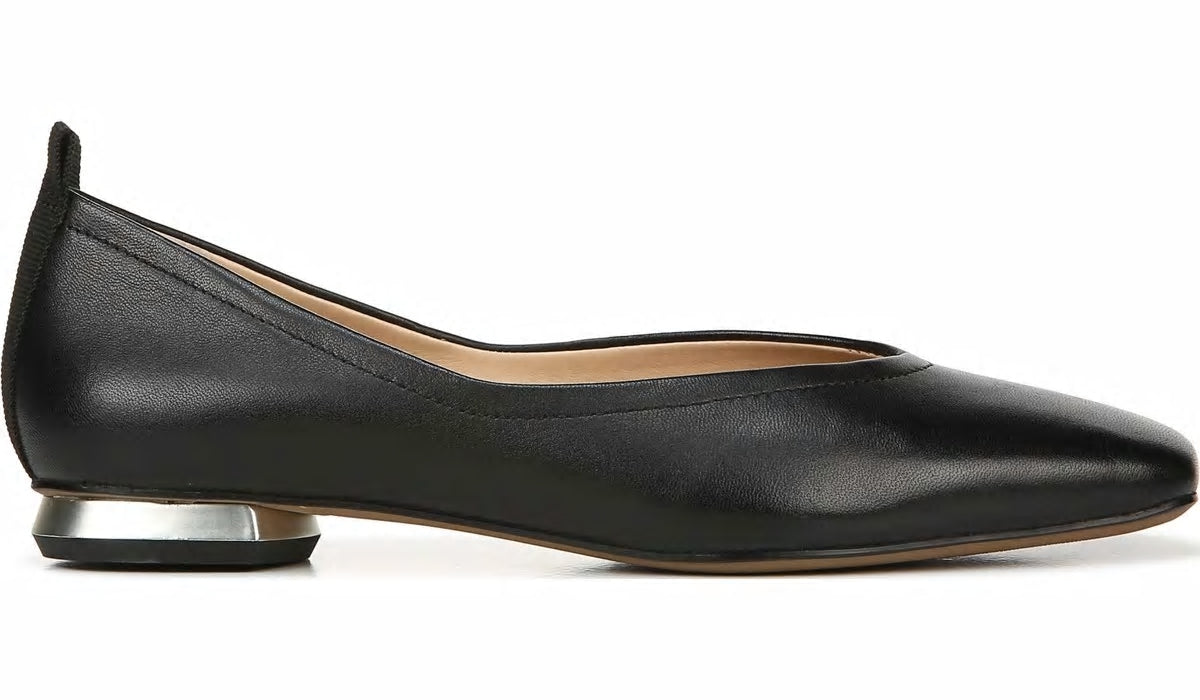 Franco Ailee Flat - Black Leather