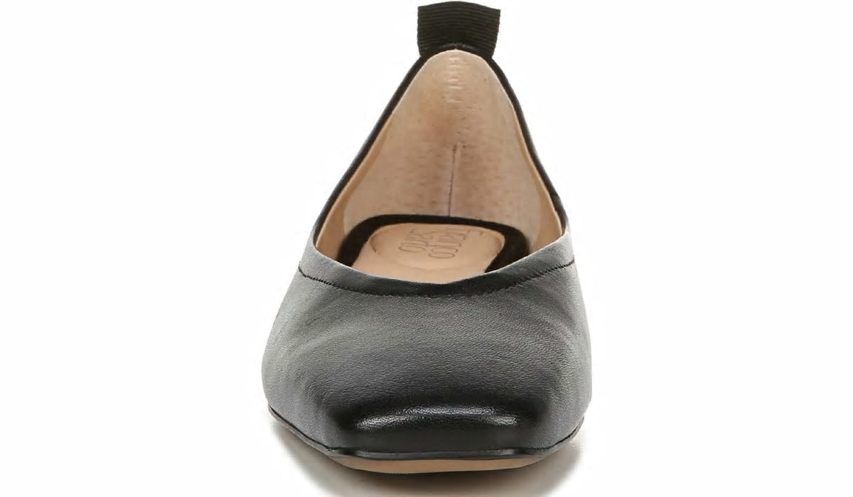 Franco Ailee Flat - Black Leather