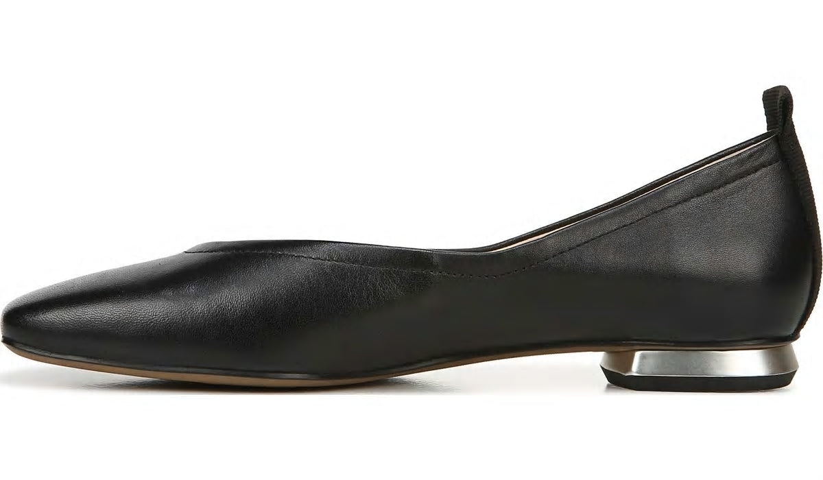 Franco Ailee Flat - Black Leather