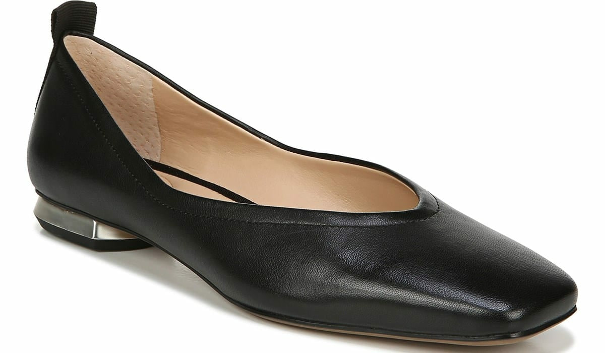 Franco Ailee Flat - Black Leather