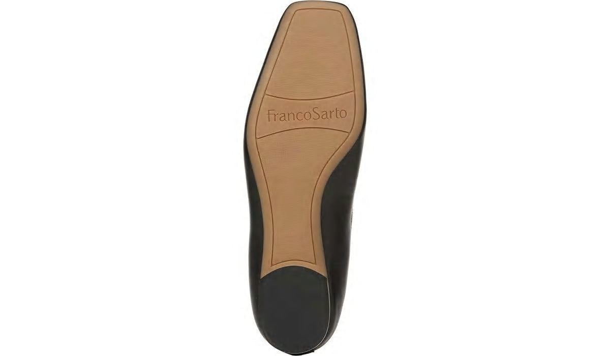 Franco Ailee Flat - Black Leather