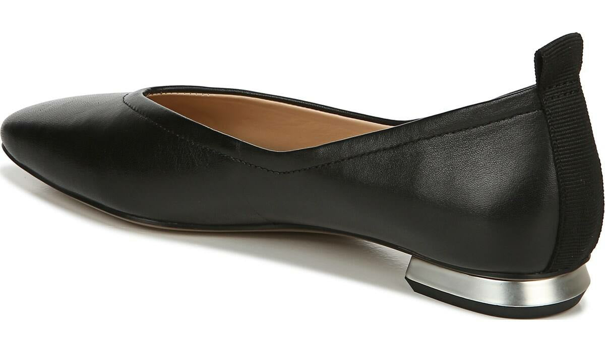 Franco Ailee Flat - Black Leather