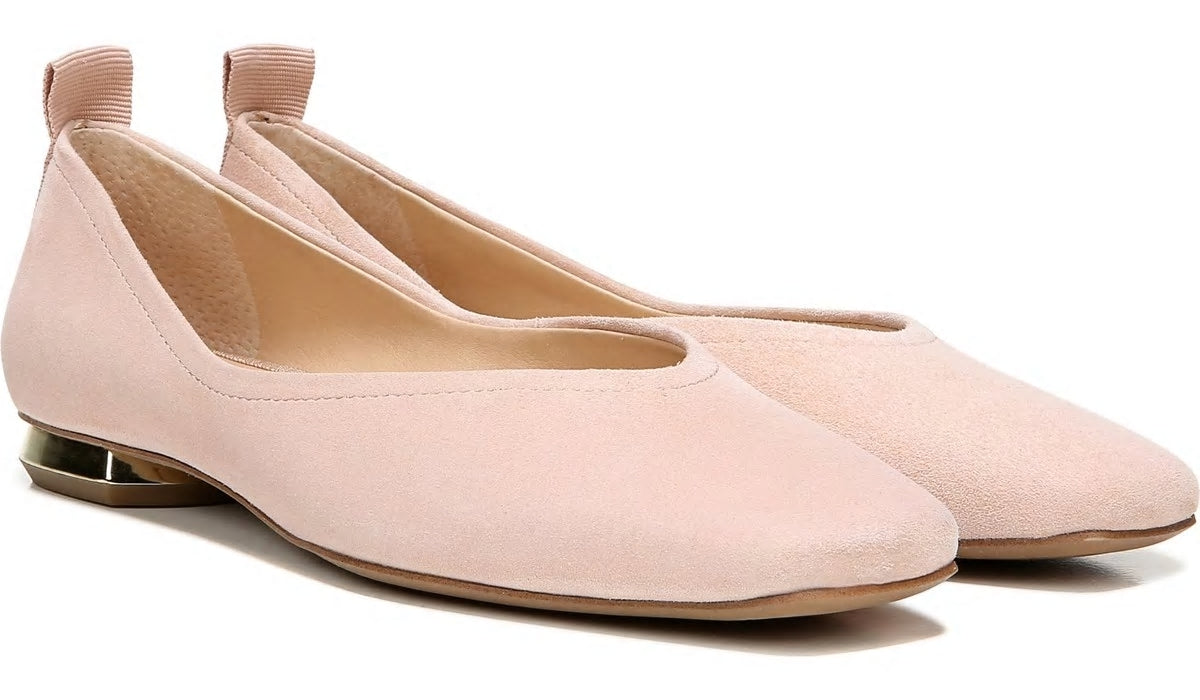 Franco Ailee Flat - Blush Suede