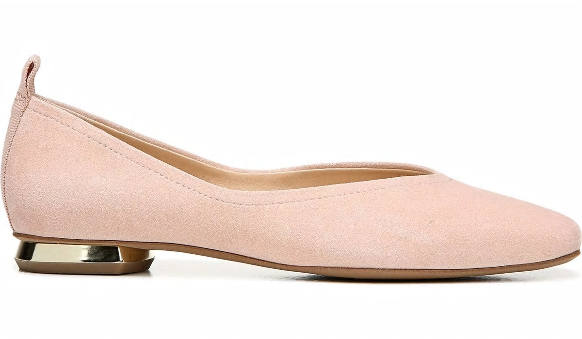 Franco Ailee Flat - Blush Suede