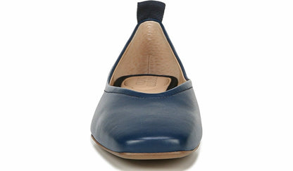 Franco Ailee Flat - Lapis Blue Leather