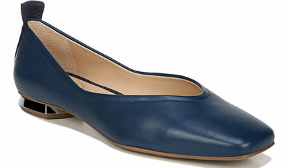 Franco Ailee Flat - Lapis Blue Leather