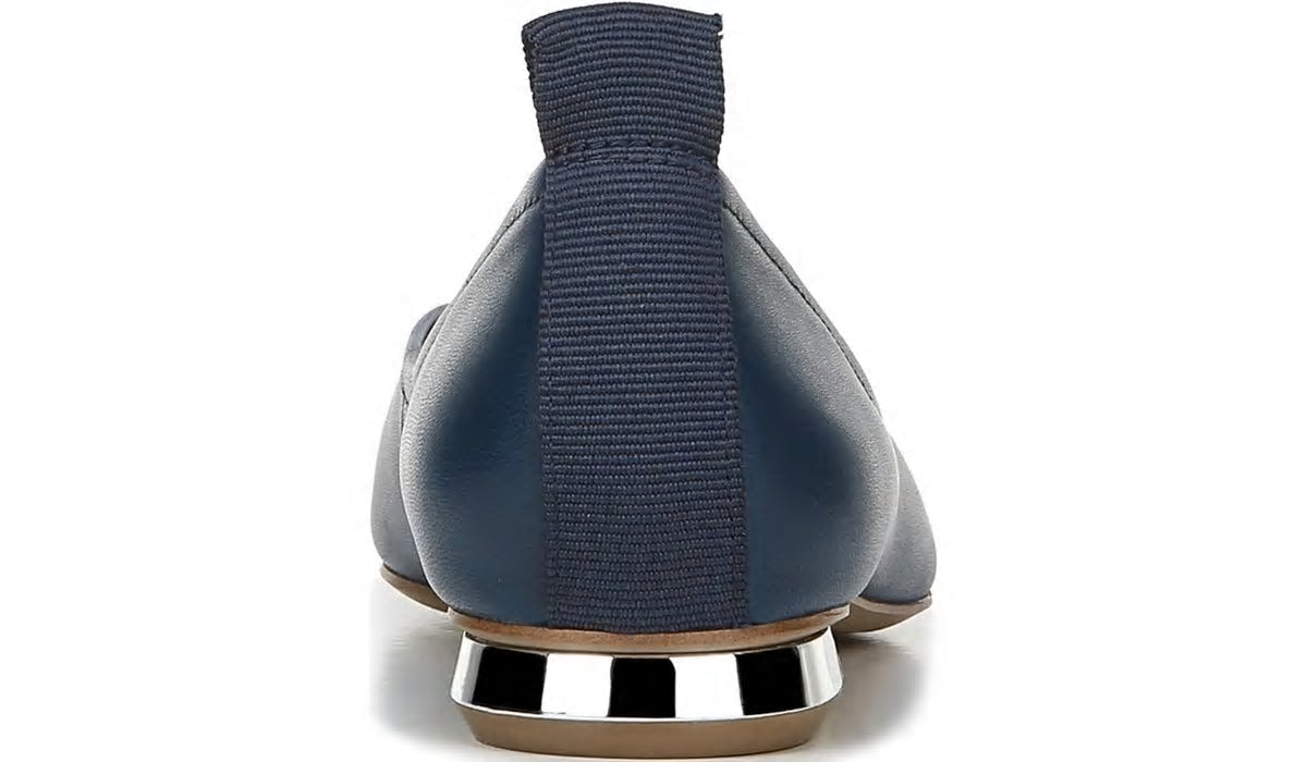 Franco Ailee Flat - Lapis Blue Leather