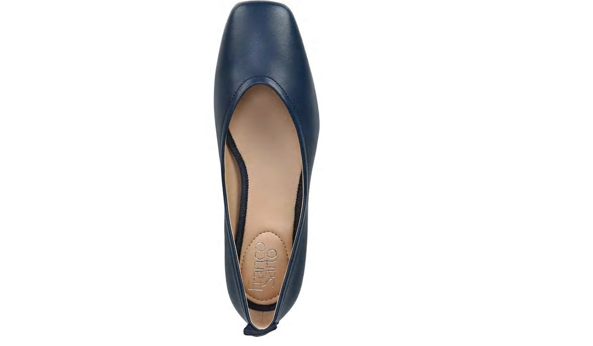 Franco Ailee Flat - Lapis Blue Leather