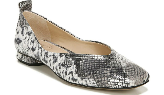 Franco Ailee Flat - Silver Snake Metallic