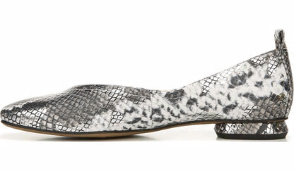 Franco Ailee Flat - Silver Snake Metallic