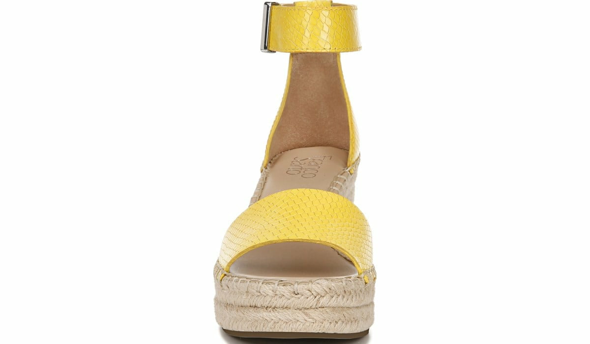 Franco Clemens 4 Espadrille Wedge Sandal - Yellow