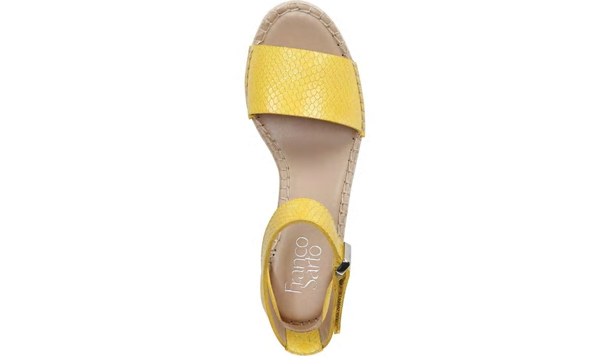Franco Clemens 4 Espadrille Wedge Sandal - Yellow
