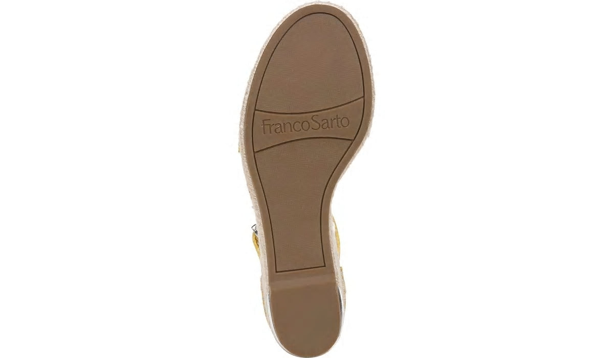 Franco Clemens 4 Espadrille Wedge Sandal - Yellow