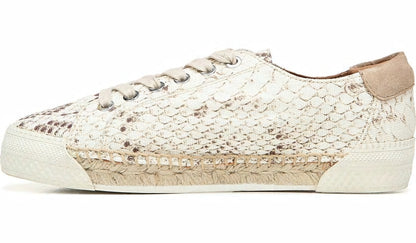 Franco Lessia 2 Lace Up Sneaker - Natural Snake Canvas
