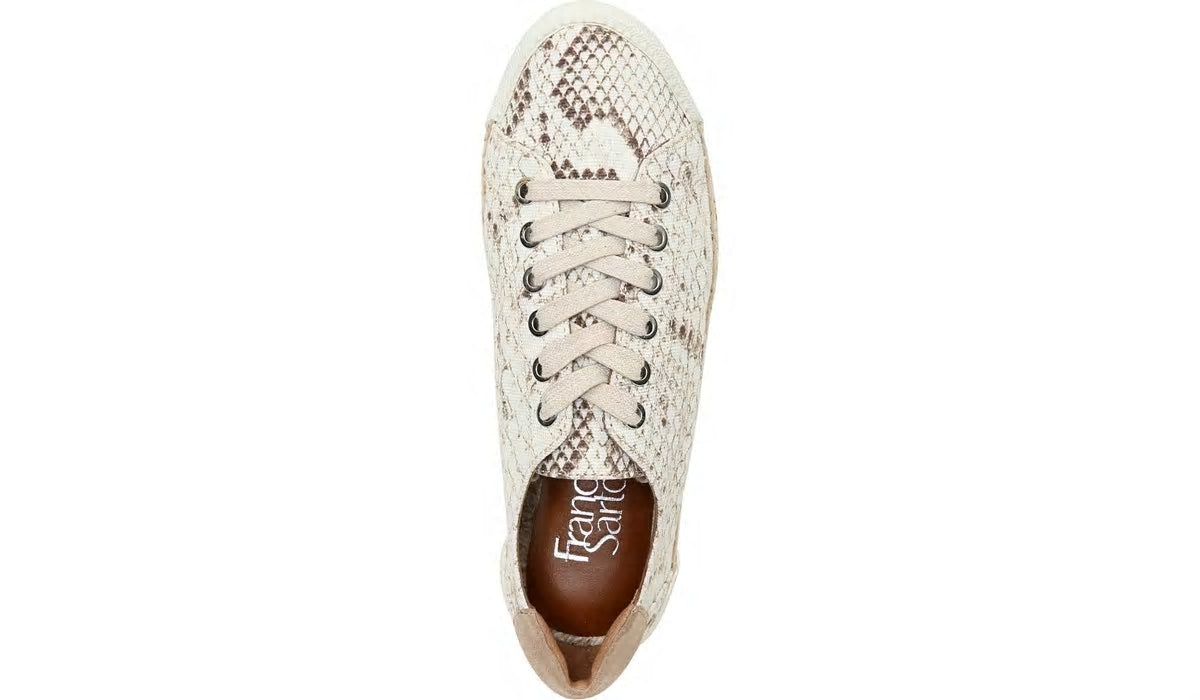 Franco Lessia 2 Lace Up Sneaker - Natural Snake Canvas