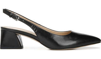 Franco Racer Slingback Pump - Black Leather