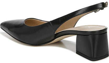 Franco Racer Slingback Pump - Black Leather