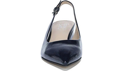 Franco Racer Slingback Pump - Midnight Patent Faux Leather