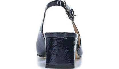 Franco Racer Slingback Pump - Midnight Patent Faux Leather